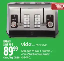 Canadian Tire 4-Slice Stainless-Steel Toaster offer