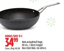 Canadian Tire Heritage The Rock 30cm Forged Non-Stick Wok offer