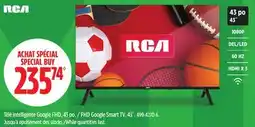 Canadian Tire FHD Google Smart TV, 43˝ offer