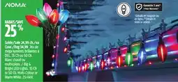 Canadian Tire NOMA Big & Bright LED Lights, 35 C9 or 50 C6. Multi-Colour or Warm White offer