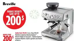 Canadian Tire Barista Express Espresso Machine offer