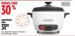 Canadian Tire 16-Cup Rice Cooker offer