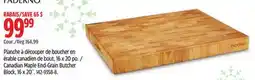 Canadian Tire PADERNO Canadian Maple End-Grain Butcher Block, 16 x 20˝ offer