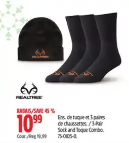 Canadian Tire 3-Pair Sock and Toque Combo offer