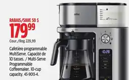 Canadian Tire Multi-Serve Programmable Coffeemaker offer