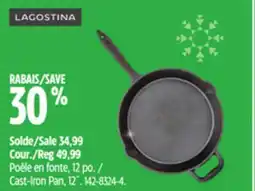 Canadian Tire Lagostina Cast-Iron Pan, 12˝ offer