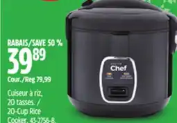 Canadian Tire 20-Cup Rice Cooker offer