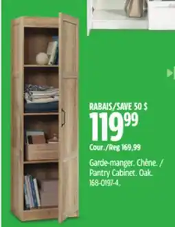 Canadian Tire Sauder Pantry Cabinet offer