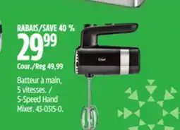 Canadian Tire 5-Speed Hand Mixer offer