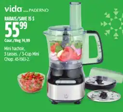 Canadian Tire Vida by PADERNO 3-Cup Mini Chop offer
