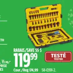 Canadian Tire Selected Socket and Ratchet Sets offer
