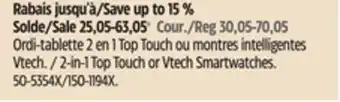 Canadian Tire 2-in-1 Top Touch or Vtech Smartwatches offer