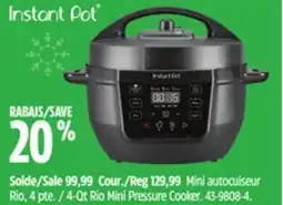Canadian Tire 4-Qt Rio Mini Pressure Cooker offer