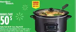 Canadian Tire Hamilton 6-Qt Set & Forget Defrost Slow Cooker offer