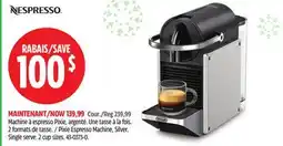 Canadian Tire Single serve. 2 cup sizes offer