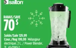 Canadian Tire Salton Power Blender, 2L offer