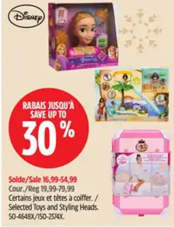 Canadian Tire Selected Toys and Styling Heads offer