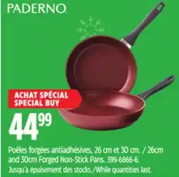 Canadian Tire 26cm and 30cm Forged Non-Stick Pans offer