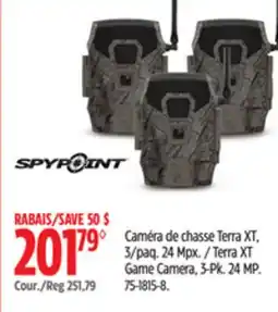 Canadian Tire Spypoint Terra XT Game Camera, 3-Pk. 24 MP offer
