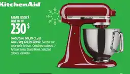 Canadian Tire KitchenAid Selected colours offer