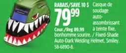 Canadian Tire MASTERCRAFT Fixed-Shade Auto-Dark Welding Helmet offer