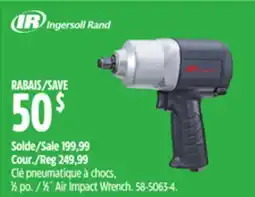 Canadian Tire Ingersoll Rand 1⁄2˝ Air Impact Wrench offer