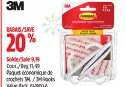 Canadian Tire 3M Hooks Value Pack offer