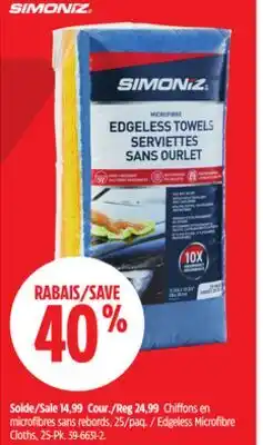 Canadian Tire Edgeless Microfibre Cloths, 25-Pk offer