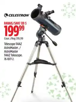 Canadian Tire AstroMaster 114AZ Telescope offer