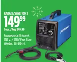 Canadian Tire 120V Flux Core Welder offer