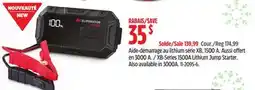 Canadian Tire MotoMaster XB-Series 1500A Lithium Jump Starter. Also available in 3000A offer