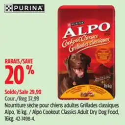 Canadian Tire Alpo Cookout Classics Adult Dry Dog Food offer
