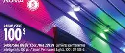 Canadian Tire Noma Smart Permanent Lights, 100´ offer