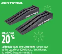 Canadian Tire Certified Sedan Ramps offer