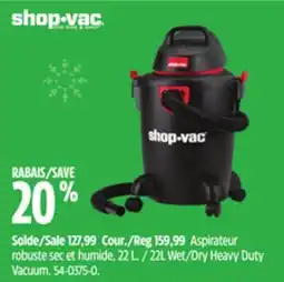 Canadian Tire 22L Wet/Dry Heavy Duty Vacuum offer
