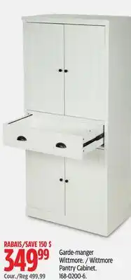 Canadian Tire Canvas Wittmore Pantry Cabinet offer