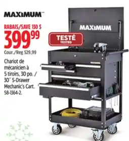 Canadian Tire MAXIMUM Mechanic's Cart offer