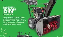Canadian Tire 206cc Gas 2-Stage Snowblower, 27 with Heated Grips & Electric Start offer