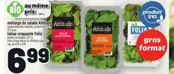 Metro MÉLANGE DE SALADE ATTITUDE | FOLIA CRISPY LETTUCE OR ATTTITUDE SALAD MIX offer