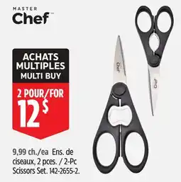 Canadian Tire MASTER CHEF 2-Pc Scissors Set offer