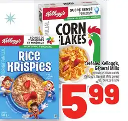 Metro CÉRÉALES KELLOGG'S, GENERAL MILLS | KELLOGG'S, GENERAL MILLS CEREAL offer