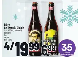 Metro BIÈRE LE TROU DU DIABLE | BEER offer
