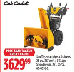 Canadian Tire 3-Stage Snowblower, 28˝. 357cc offer