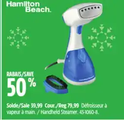 Canadian Tire Handheld Steamer offer