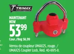 Canadian Tire UMAX25 Coupler Lock, Red offer