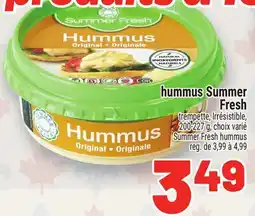 Metro HUMMUS SUMMER FRESH | SUMMER FRESH HUMMUS offer