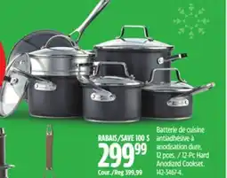 Canadian Tire 12-Pc Hard Anodized Cookset offer