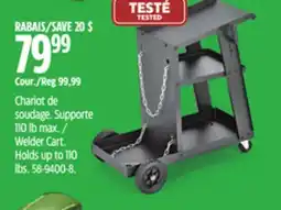 Canadian Tire Welder Cart offer