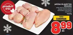 Metro POITRINES DE POULET FRAIS DÉSOSSÉES | FRESH BONELESS CHICKEN BREASTS, ECONOMIC PACK offer