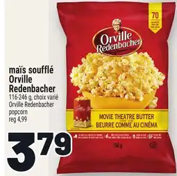 Metro MAÏS SOUFFLÉ ORVILLE REDENBACHER | ORVILLE REDENBACHER POPCORN offer
